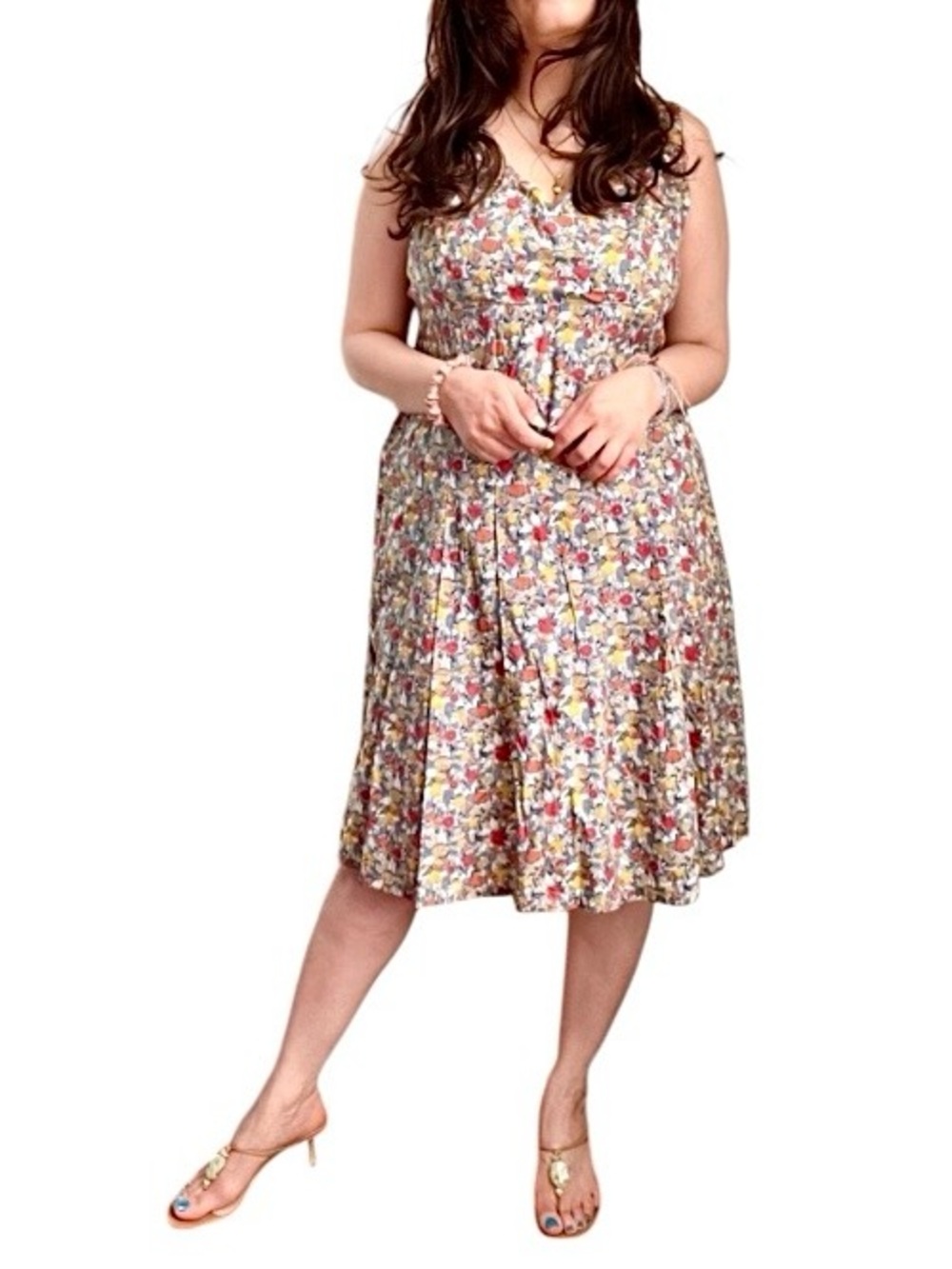 LIBERTY Art Fabrics Beautiful Citrus Sun Dress